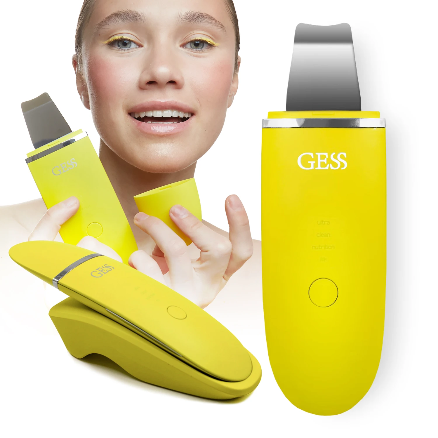 GESS Skin Scrubber Spatula, Upgraded Blackhead Remover Facial Pore Cleaner Face Lifting Exfoliator Scraper
