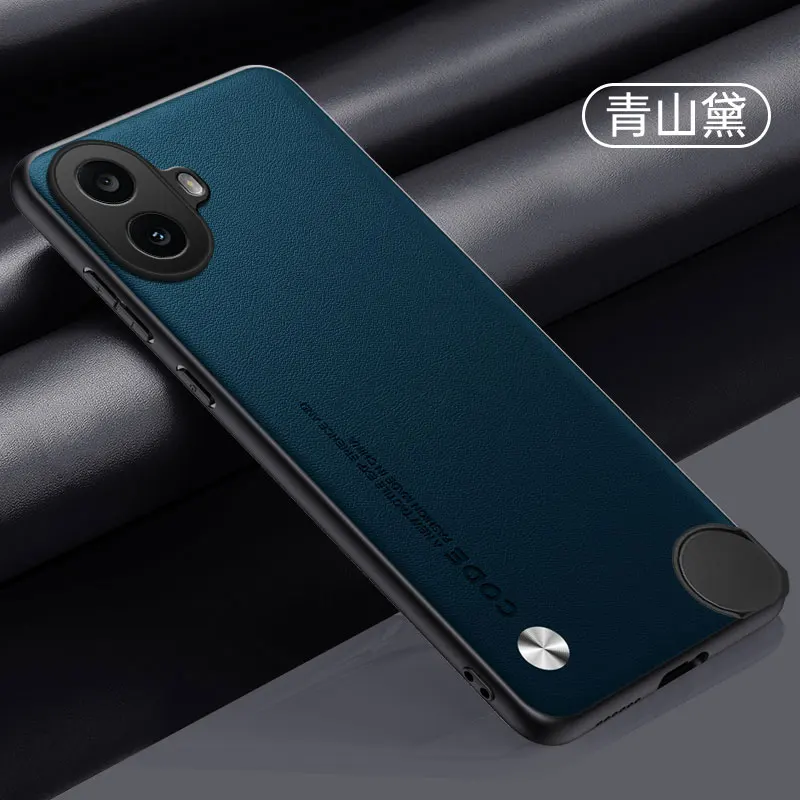 Luxury Fiber Texture PU-Leather Shockproof Phone Case Cover
