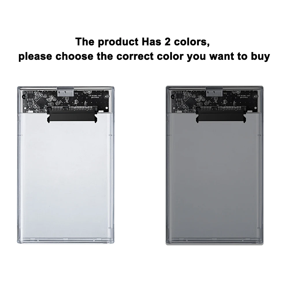 USB 3.0 HDD Enclosure 2.5inch SATA SSD Hard Drive Case 5Gbps 6TB Transfer Speed Clear Design Mobile External Housing external hard drive case ssd enclosure hard drive enclosure