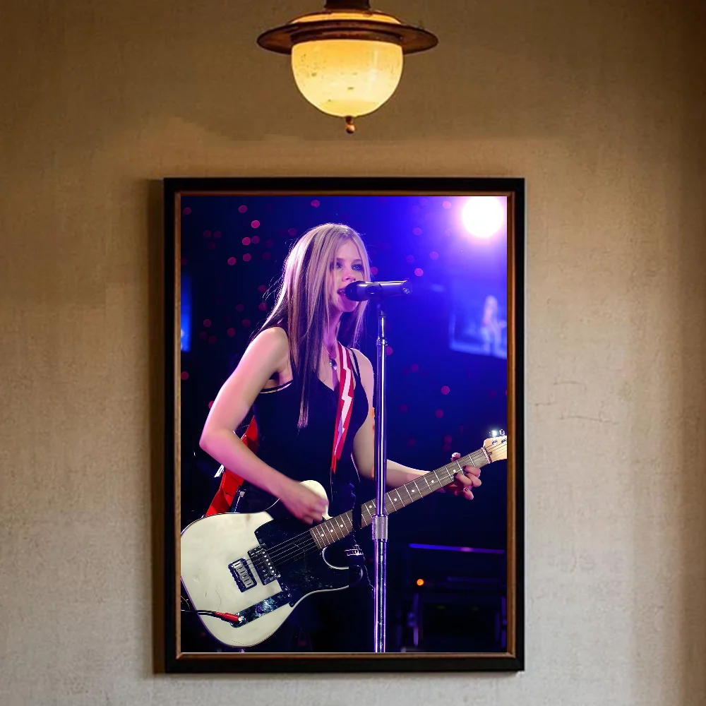 A-Avril Singer R-Ramona Lavigne Poster HD art sticky wall waterproof home living room bedroom bar aesthetic decoration