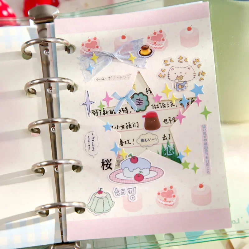 Cute Colorful Loose Leaf Journal and Sketchbook Pages – 30 Sheets