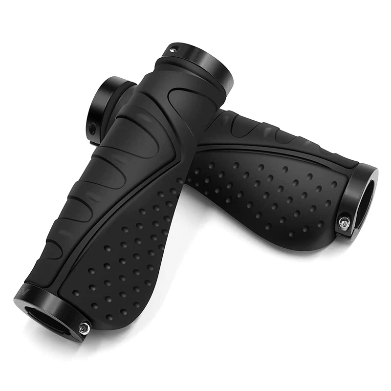 

ASTRO Ergonomic Bike Grips Mountain Bicycle Non-Slip Handlebar Grips for 22.2mm Bicycle/Mountain Bike/Scooter/Road Bike,Black