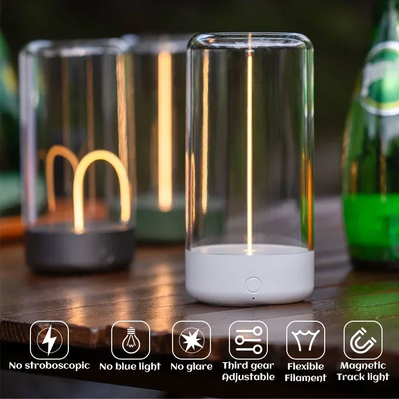 USB Quantum Wire Ambient Magnetic Night Light for Bedroom
