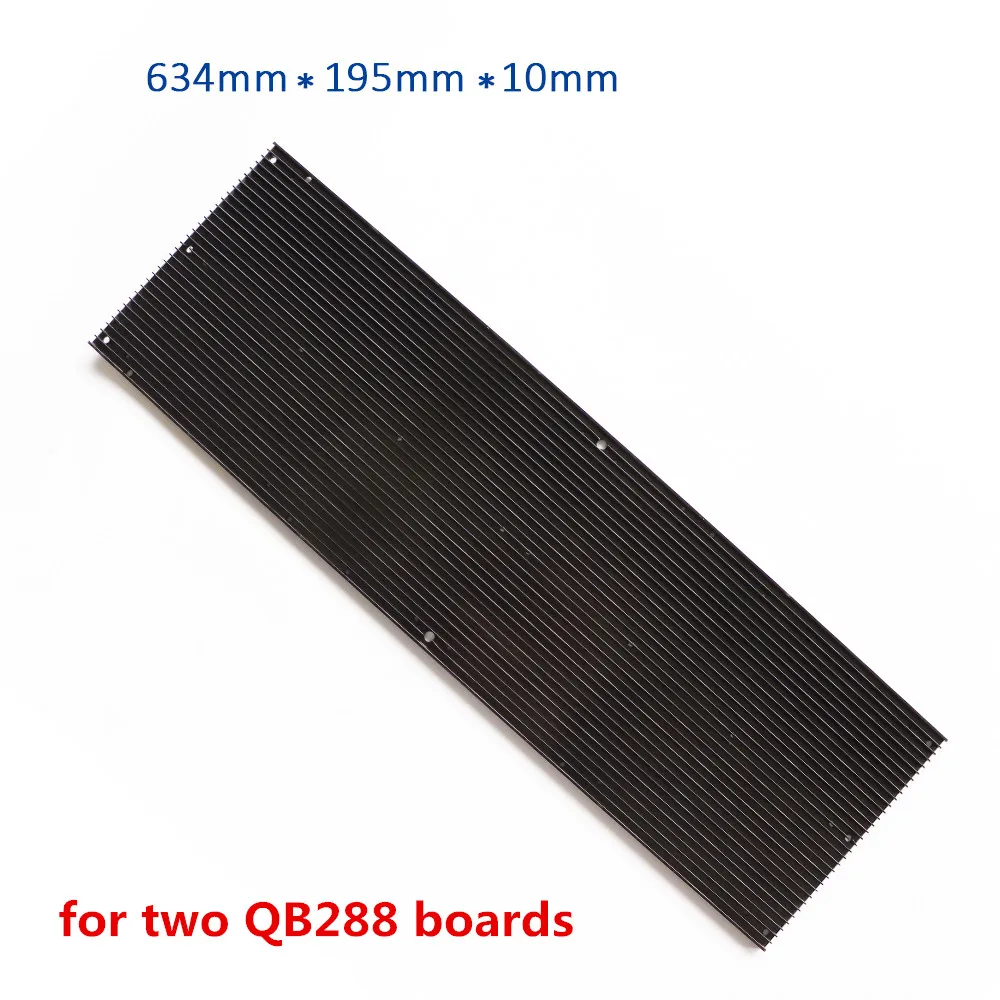 Pre-drilled led Heat sink for 240W Qb288 quantum led lamp boards Size : 634*195*10mm
