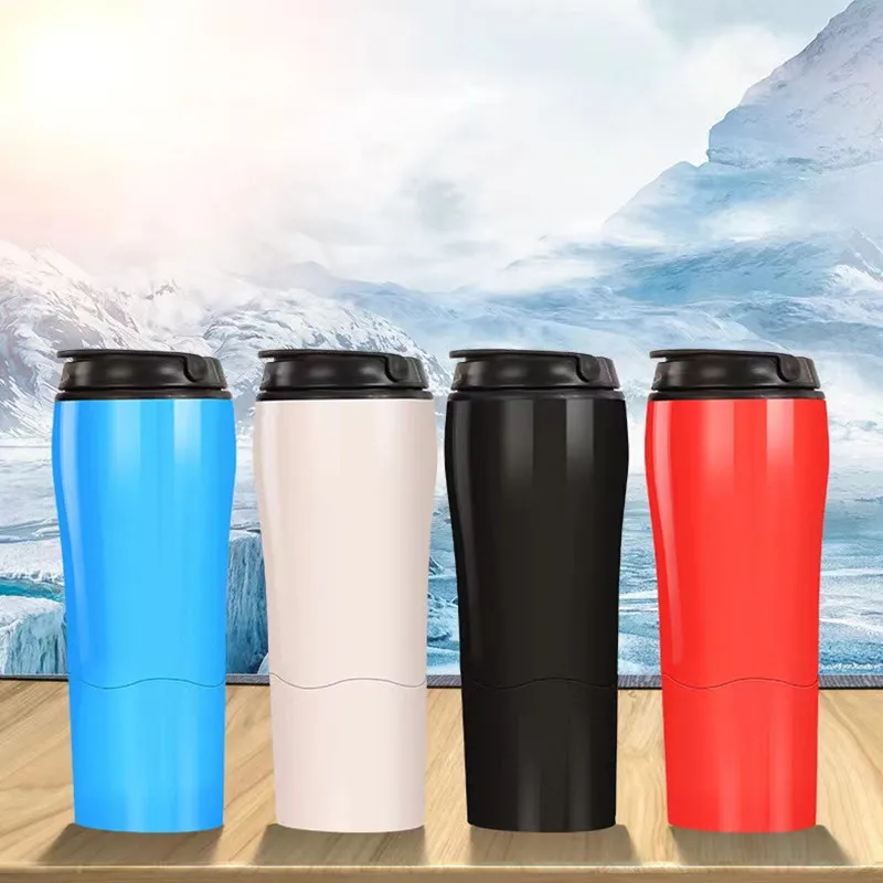 Magic suction cup will not pour water cup portable creative plastic anti-inverted non-slip anti-scalding water / bottle water bottle plastic water bottle plastic cup