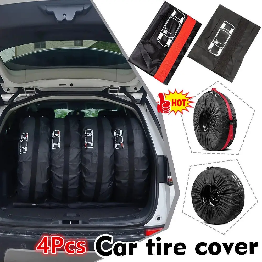 4pcs Universal Car Tire Cover