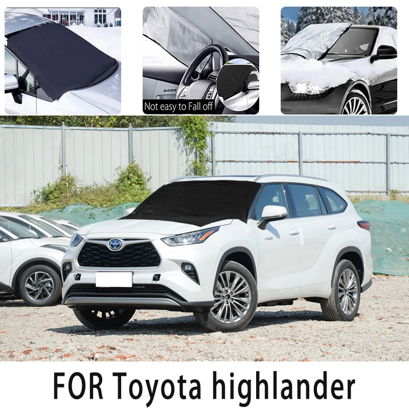 

Защитный чехол Carsnow для highlander, защита от снега, теплоизоляция, защита от солнца, ветра, мороза, автомобильные аксессуары