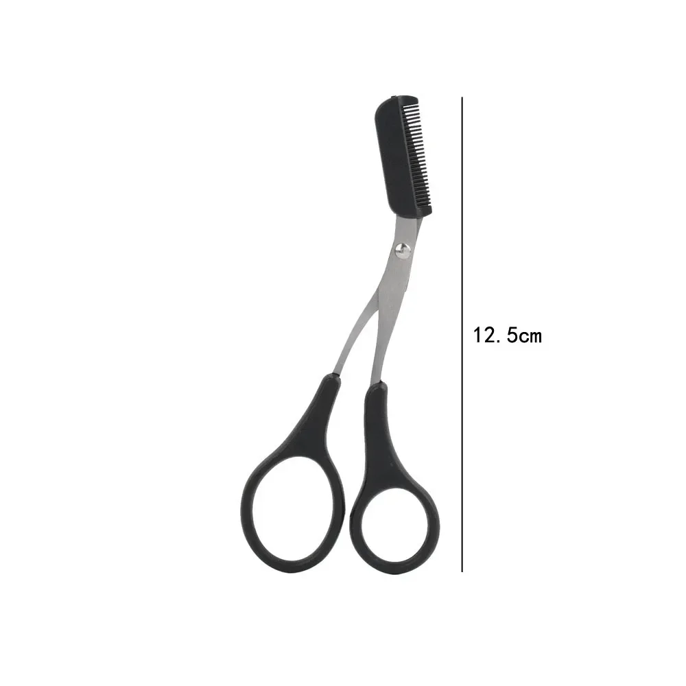 Eyebrow Scissors with Comb Karsyngirl 1Pcs Safe Eyebrow Trimmer Stainless Steel Hair Removal Shaver Eyebrows Shaping Makeup Tool