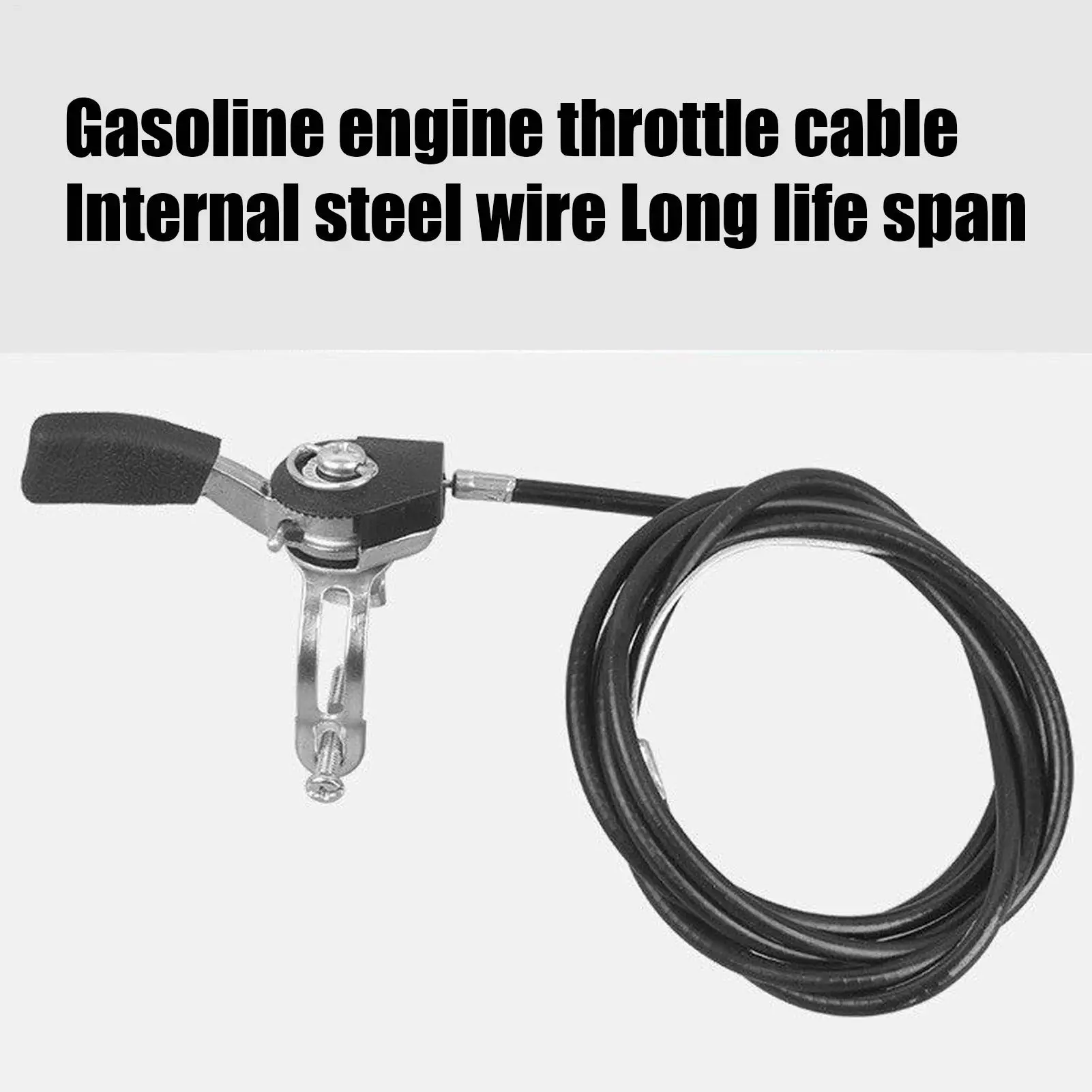 Kit de aceleración universal: cable de acelerador y accesorios de válvula de aceite para remolques, cortacéspedes, barco