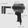 8KGF Industrial Pneumatic Punch Gun Metal Iron Plate Round Hole Punching Stainless Steel Advertising Word Air Puncher 3.2-8MM 3