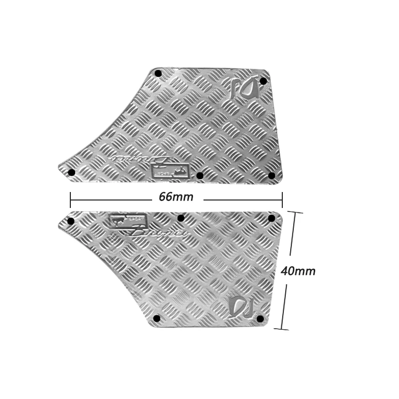 Traxxas 포드 브롱코 금속 후면 스크래치 플레이트, TRX4