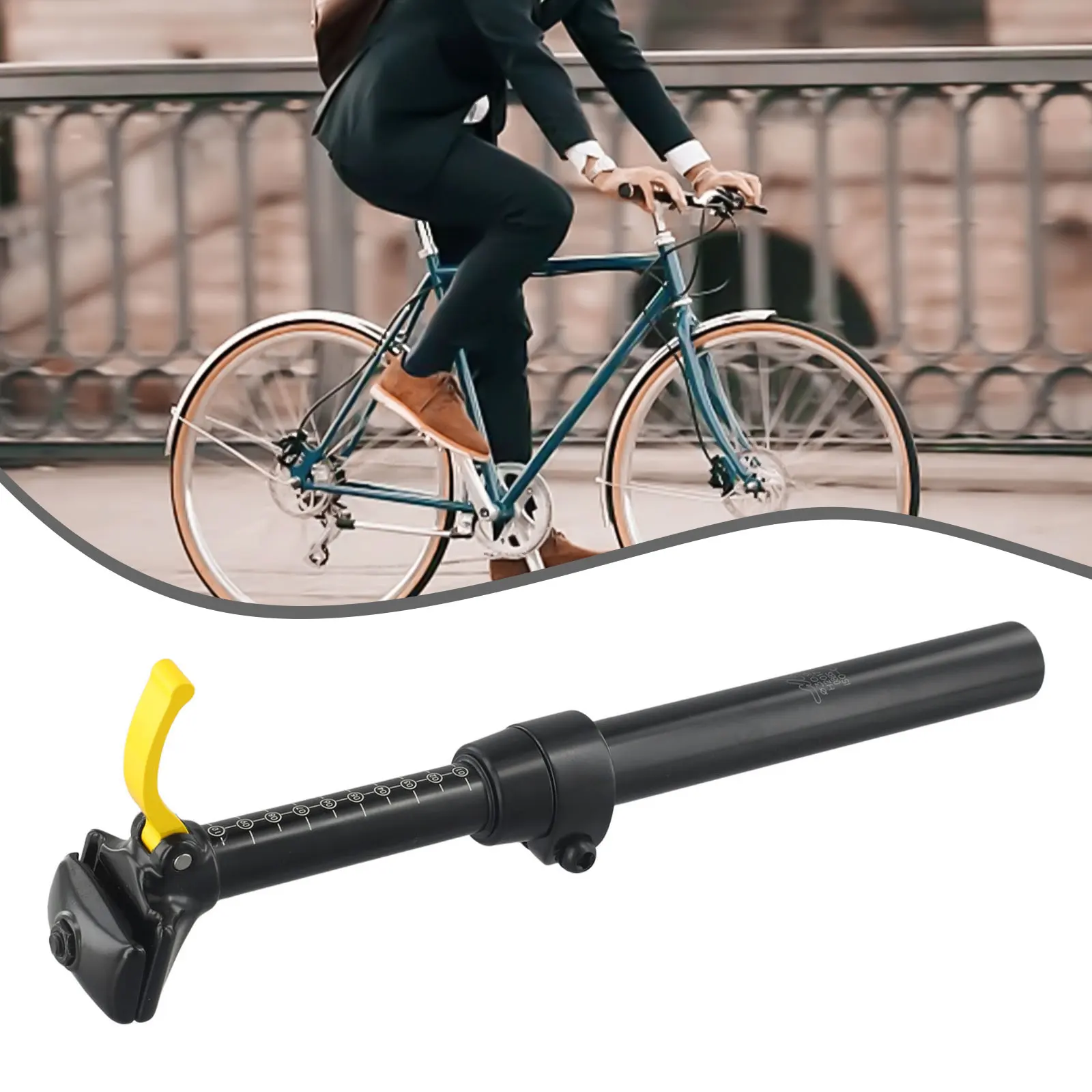 

Mountain Bike Seat Tube Seatposts Suspension Seat Tube Seatposts Suspension 33.9*375mm Aluminum Alloy High Quality