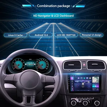 SX【Grado Profesional】Panel de Instrumentos Digital Virtual de 12.3 Pulgadas para Volkswagen Seat Ibiza 2009-2014 1