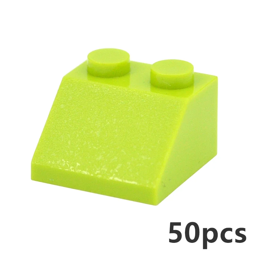 Creative Educational Building Block Roof Tile Slope - Thick Figure Assembly Toy Set