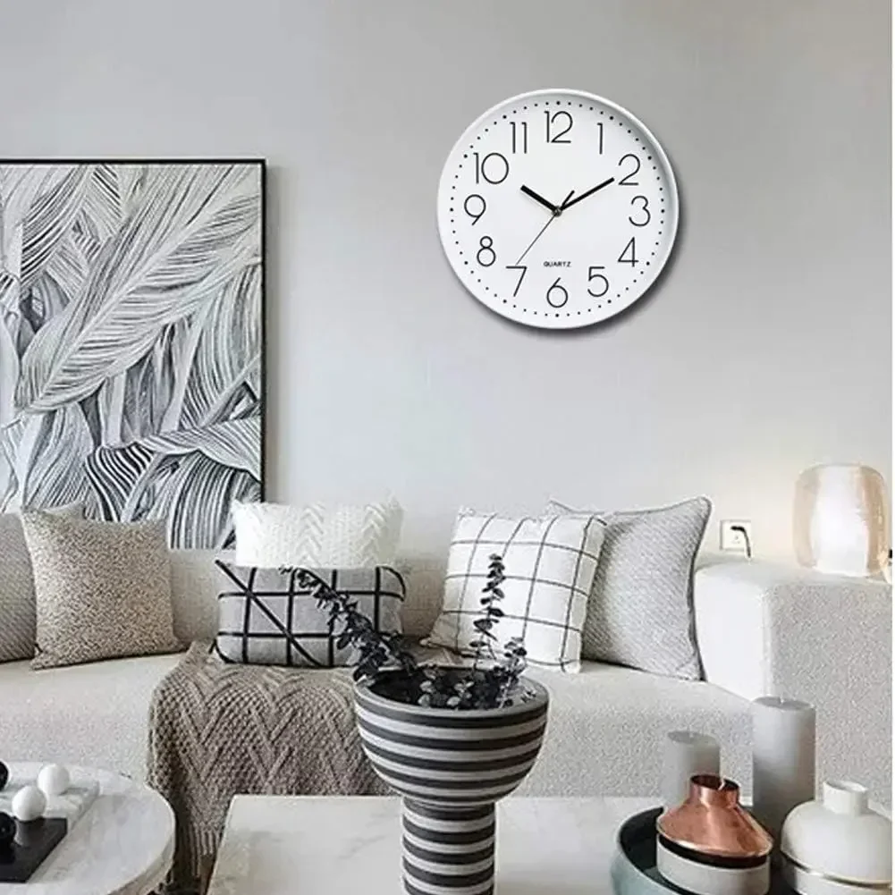 Luminous Wall Clock Large Dial Wall Hanging Clock Travel Time Accuracy for School Decoration Bedroom wall clock