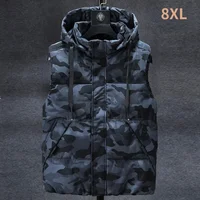 Camouflage Vest Men Fashion Sleeveless Jackets 7XL Plus Size Vests Spring Autumn Camo Vests Coat Male Big Size 8XL 1