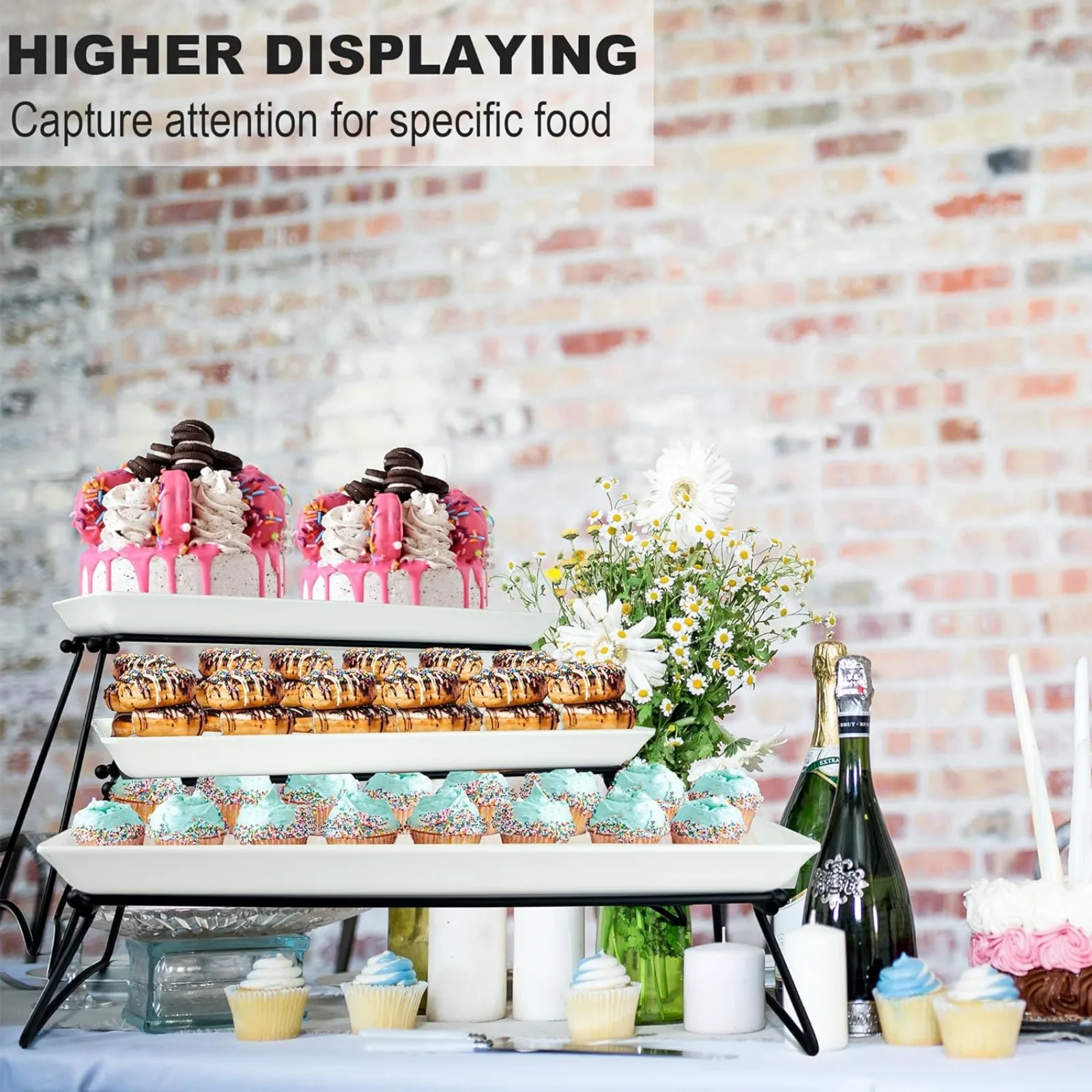 Extra Large Serving Tray Set 4