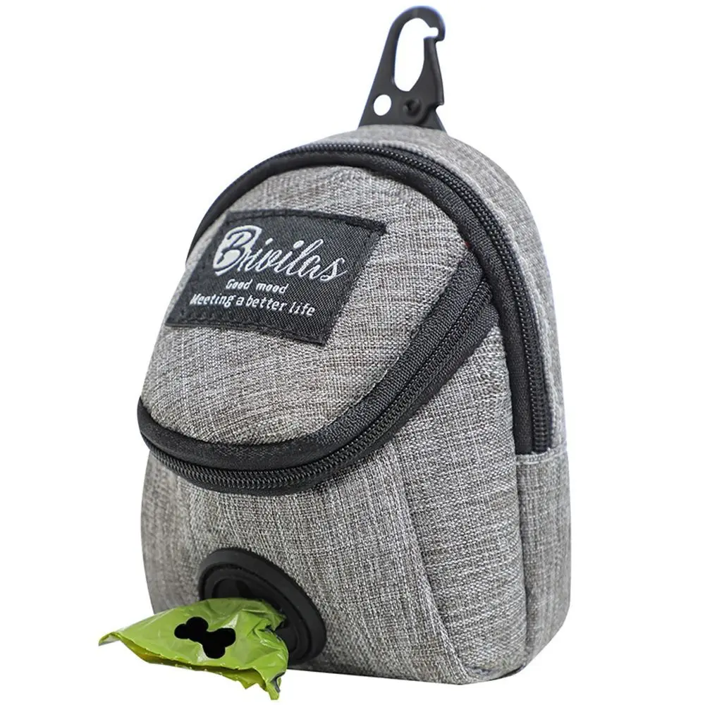 Compact Pet Treat and Waste Bag Dispenser
