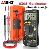 ANENG SZ08 Digital Ultra-thin Multimeter Storage Professional Meter Auto Voltmeter AC DC 220V Resistance Handhold Testers 1
