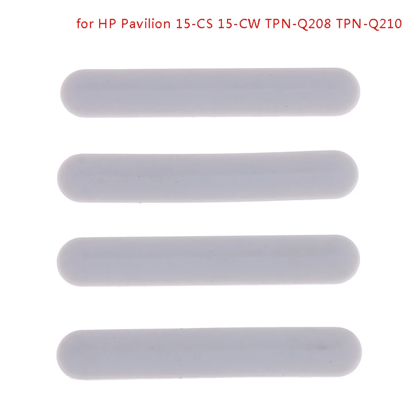 1/2/4Pcs Rubber Foot Replacement For HP Pavilion 15 15-CS 15-CW TPN-Q208 TPN-Q210 Laptop Rubber Strip Foot Pad