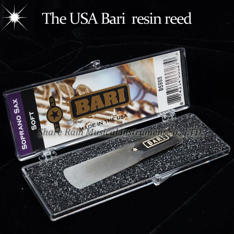 

The USA BARI resin Bb soprano sax reed
