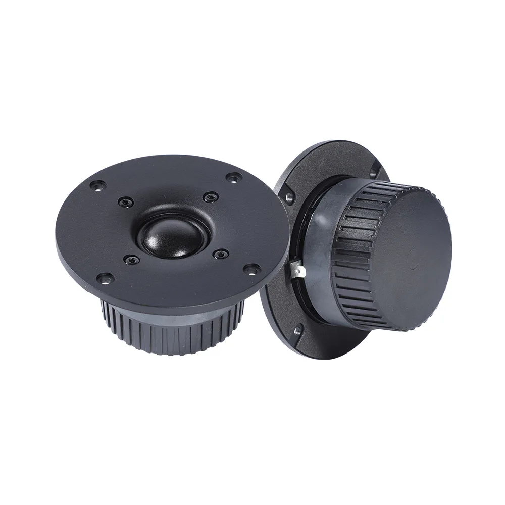 Dome Silk Film Tweeter 6ohm 20W HIFI DIY Bookshelf Speaker Anti-Magnetic Hifi Home Sound Music Theater 2pcs 4 Inch