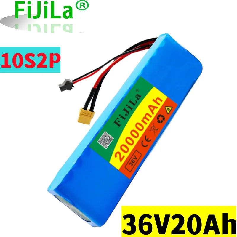 

Литиевый аккумулятор 36 в 20 Ач 18650 10S2P 250-500 Вт, аккумулятор для электровелосипеда высокой мощности 20000 мАч 42 в, электродвигатель скутера с BMS