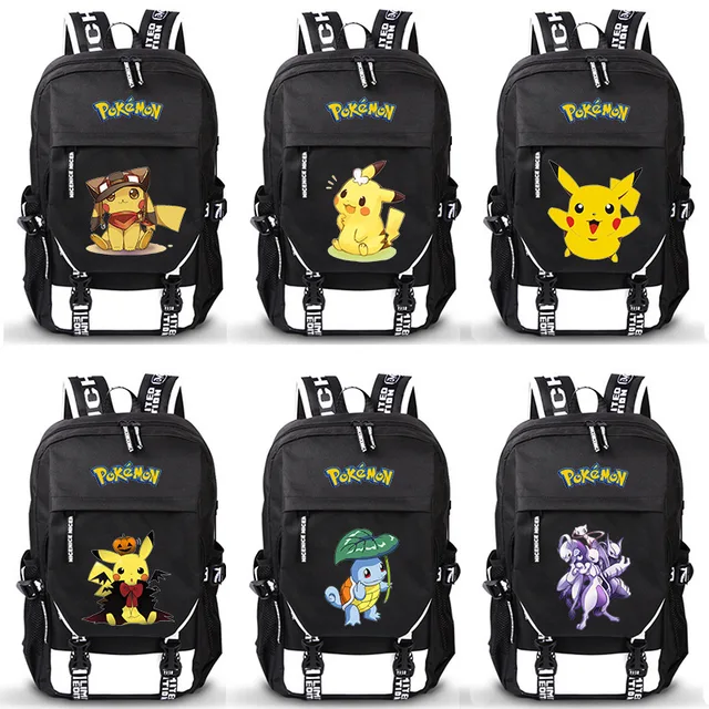 Pokemon School Bags Backpacks Anime Kids Bags Pokemon Portal