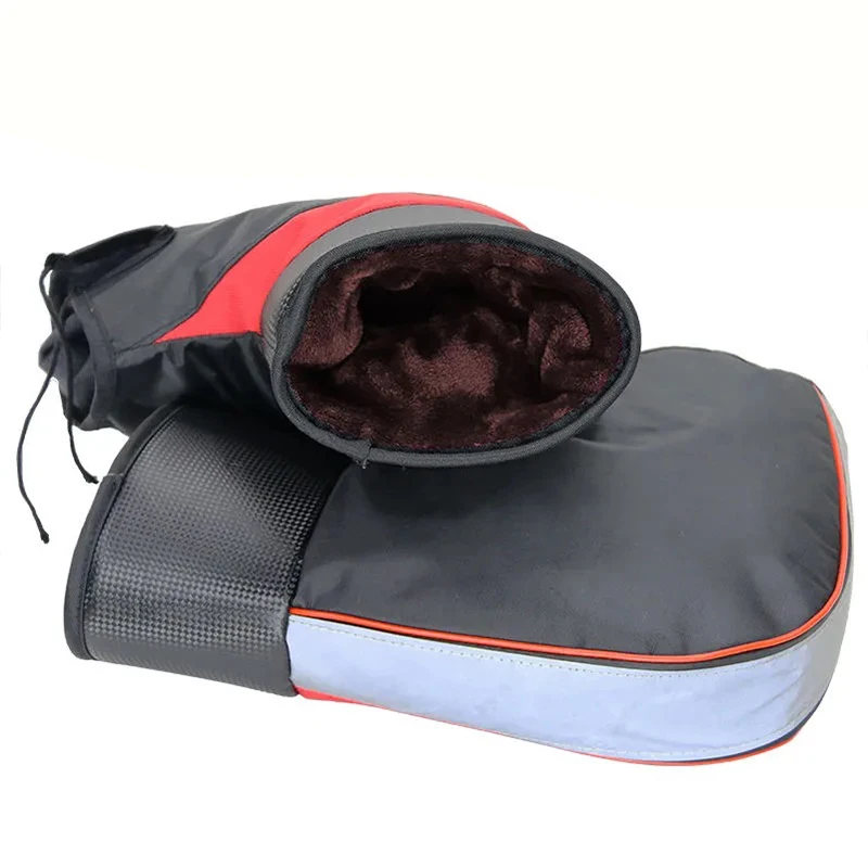 Gants Chauffants Moto Piaggio Mp3 300 Hiver Manchons De Guidon Motorcycle Pour Piaggio MP3 300, Winter Manchons Guidon Universels Facile Montage