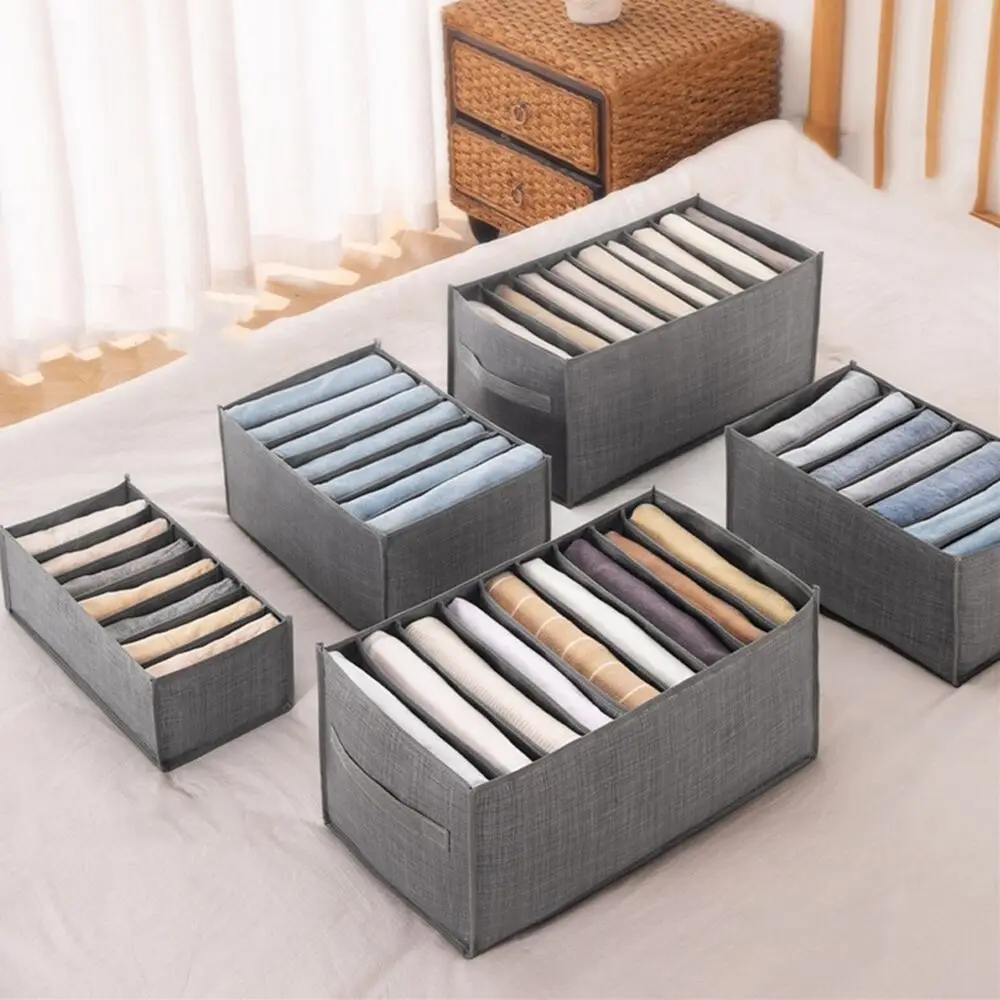 Folding Closet Organizer Panties and Socks Storage Boxes Wardrobe Clothes Underwear Organizer Drawers Clothes Separator Boxes 6