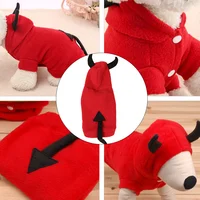 Pet Transformation Costume Men Apparel Winter Clothes Halloween Dog Supplies Drawstring Bag Man 2