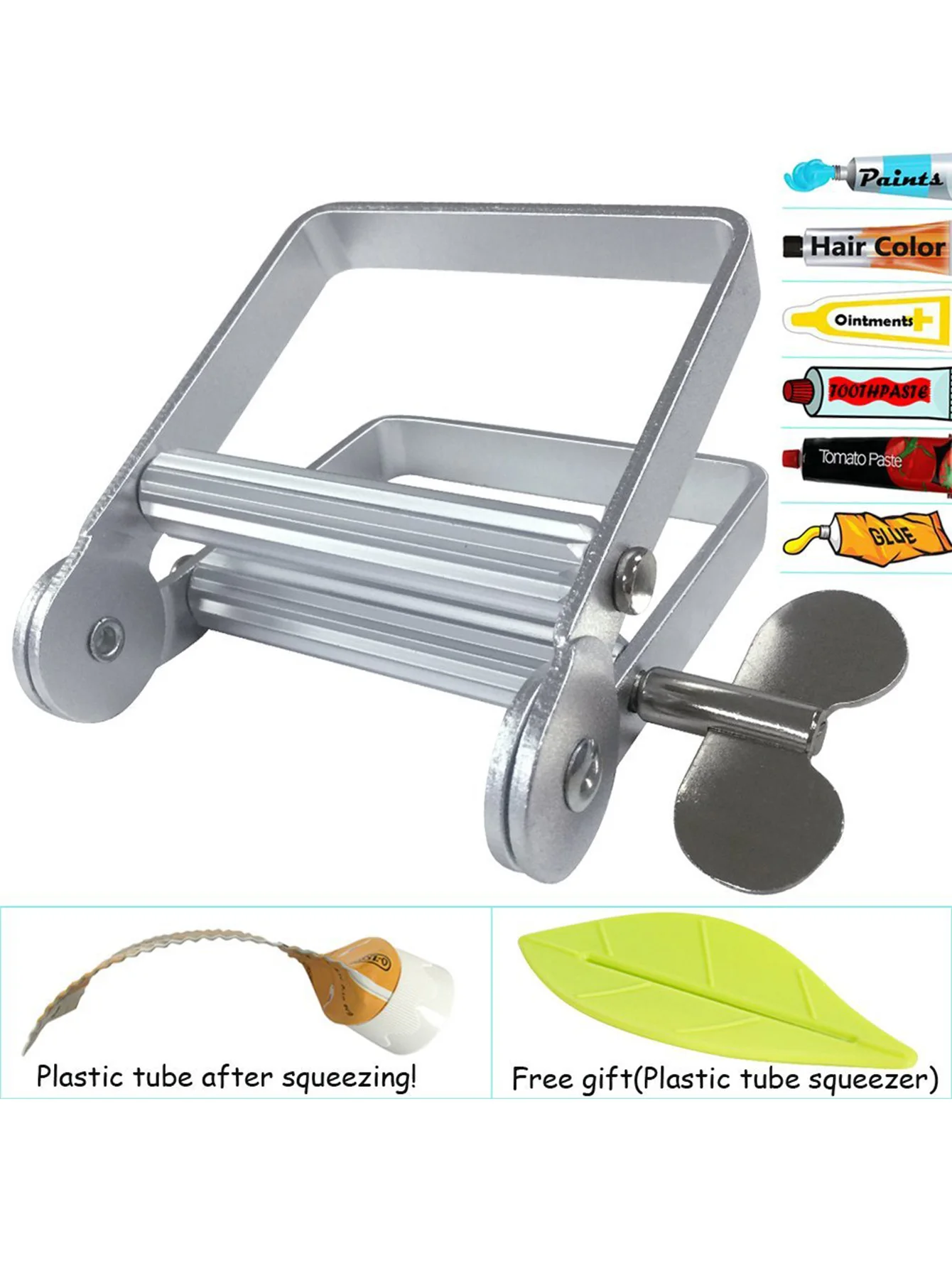Toothpaste Tube Squeezer Metal Toothpaste tube Squeezer Paint Tube Squeezer