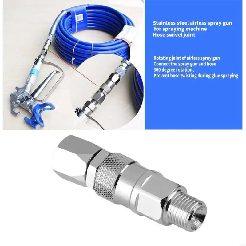 New 2Pieces Practical Rotating Sprayer Connectors Adapter for Seamless High Pressures Application and Multipurpose Use