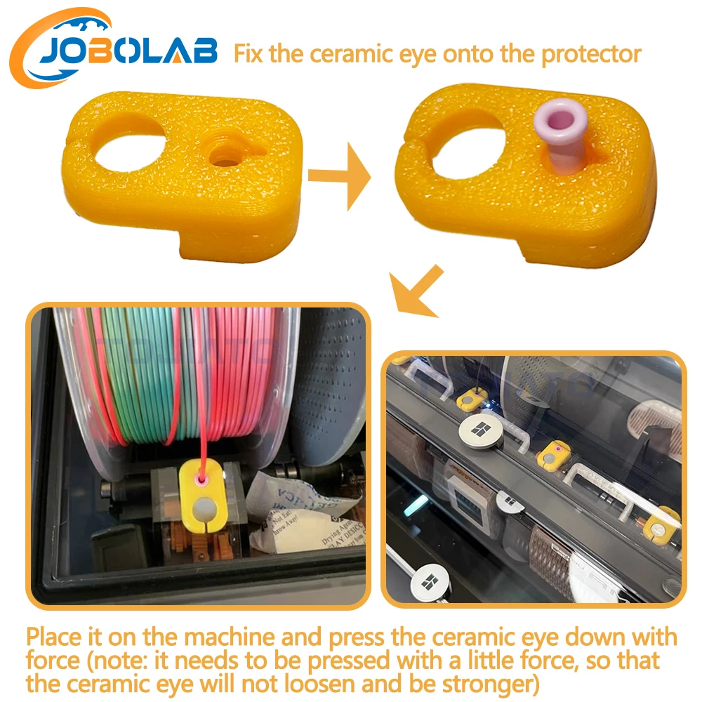 AMS Lite 入口セラミックリングプロテクター Bambu Lab 3D プリンタ