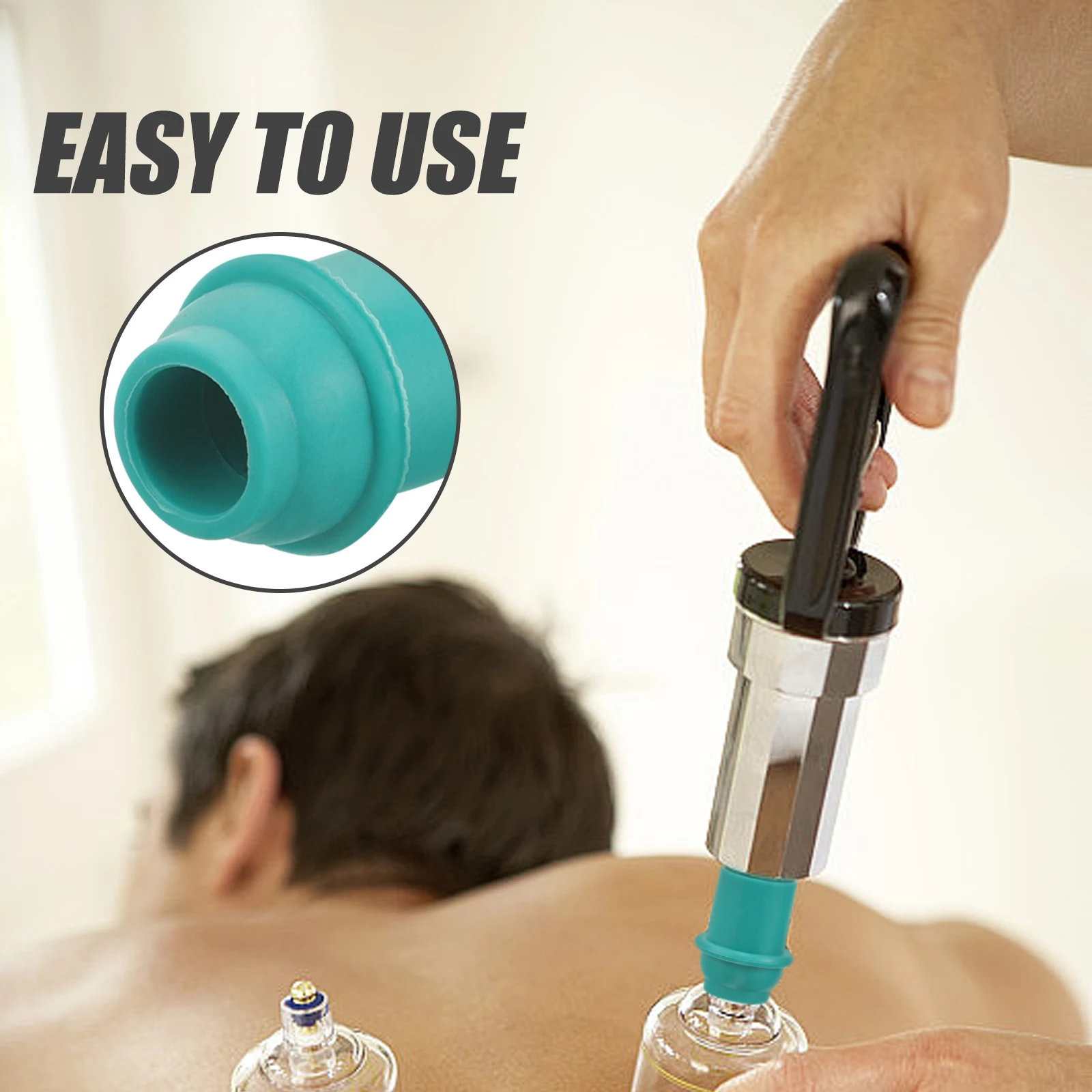 10pcs Cupping Device Connectors Vacuum Cupping Pump Nozzle Tips Cupping Hand Pump Connectors 2