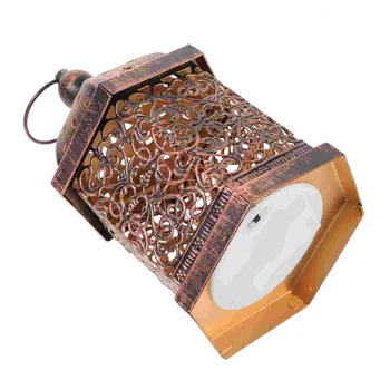 Home Morocco Lamp Lantern Ornament Decorative Vintage Style Retro Light Desktop Lights