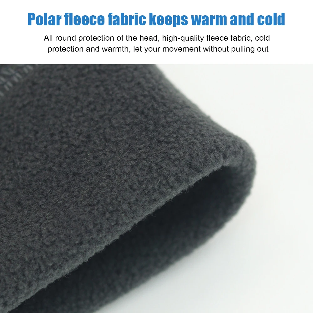 1-5Pcs Windproof Polar Fleece Warm Beanie Hat Cap Male Winter Ski Cycling Cap For Womenkullies Hip Hop Hats for Running Skiing 5