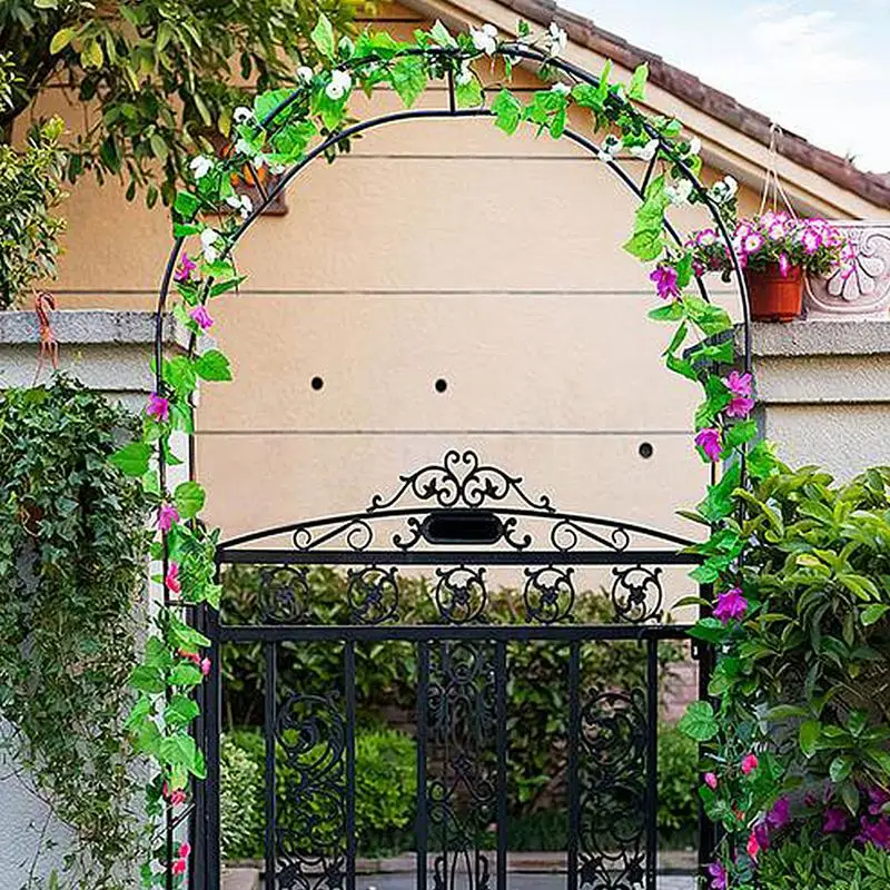 Metal Wedding Arch Stand Garden Climbing Plant Support Trellis Easy Assembly Rose Gates Balloon Archway Party Decoration Supply wedding arch stand,wedding arch set,party arch set
