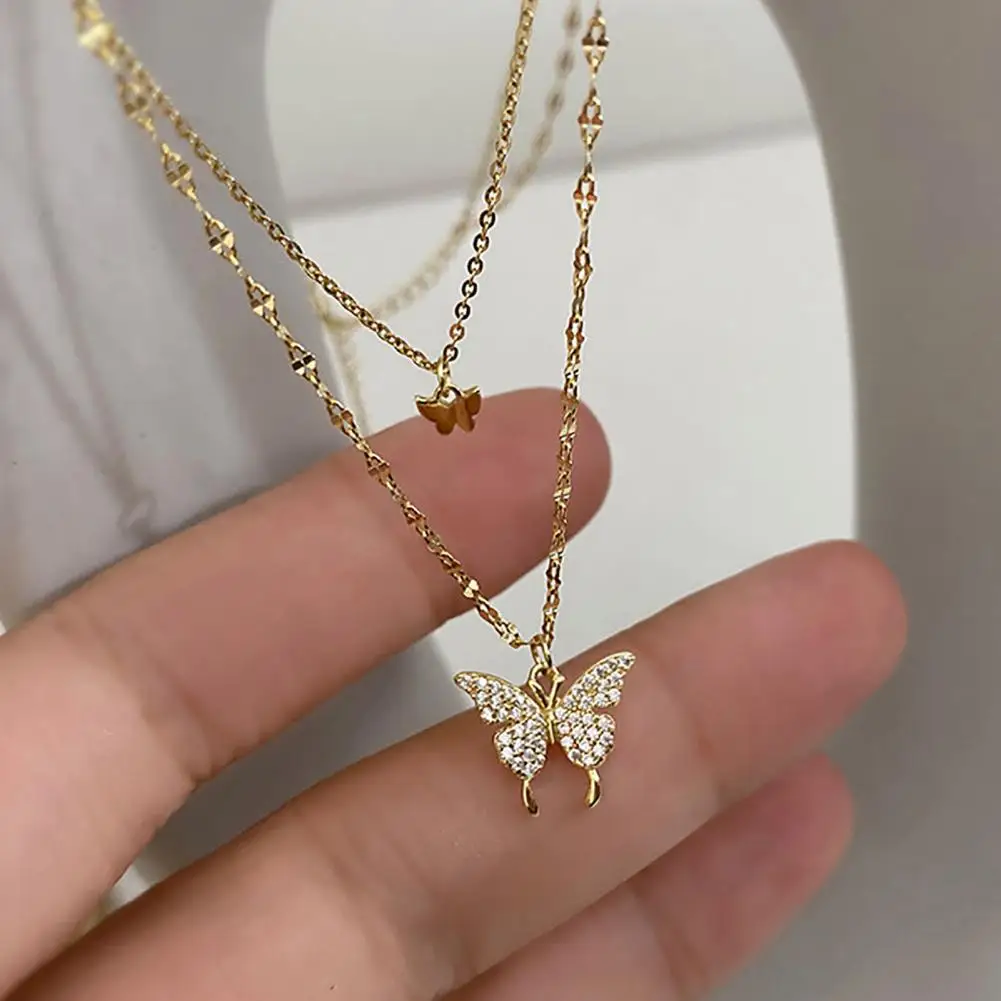 Beautiful Butterfly Necklace | Butterfly Chain Pendant