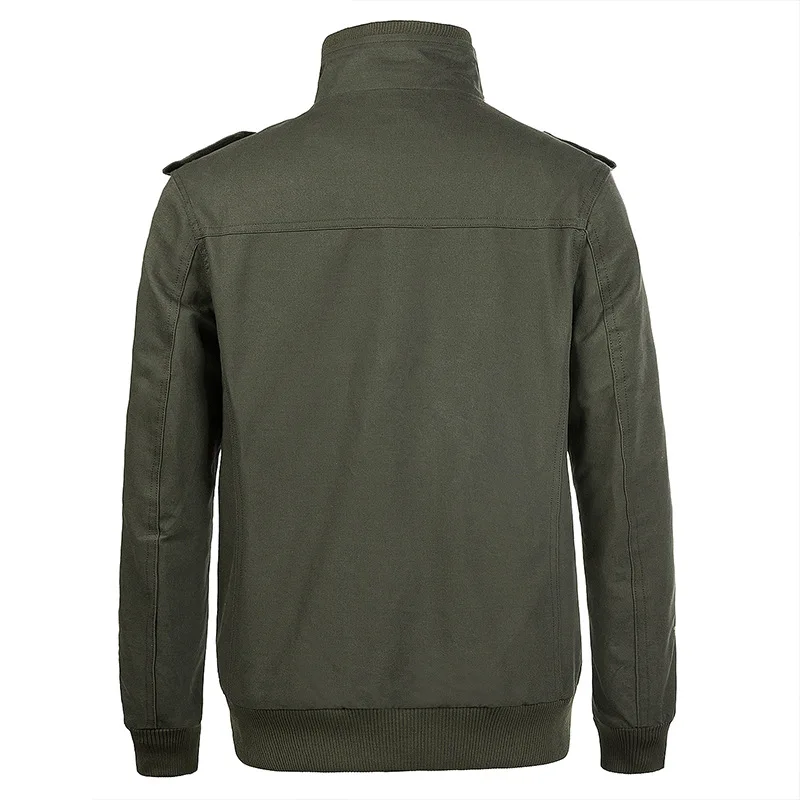 Plus Size  Bomber Jacket Men Spring Autumn Casual Multi-pocket Pilot Jackets Male Army Cargo Flight Mens Jackets M-6XL