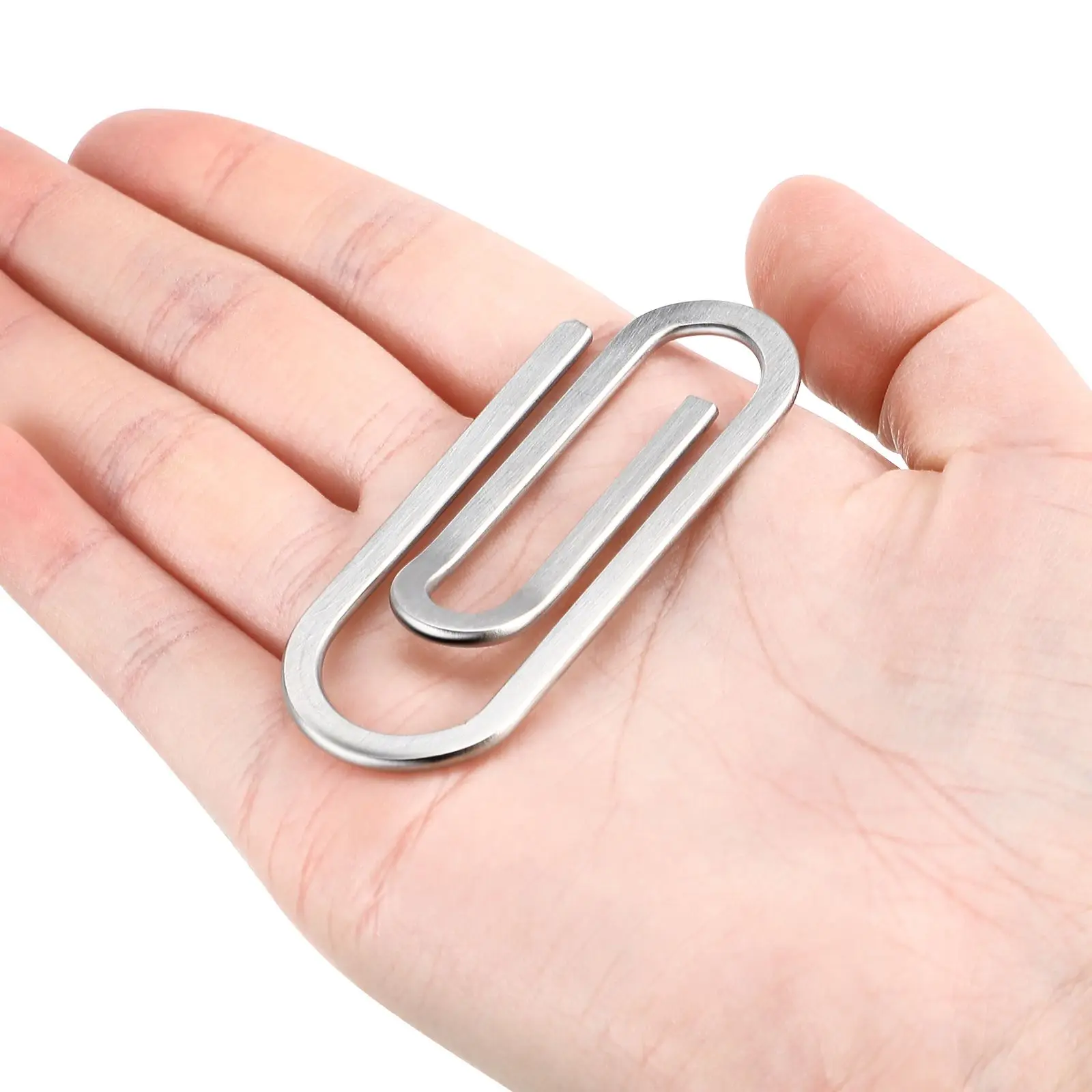 Sturdy Stainless Steel Money Clip Metal Wallet Holder For Men Women Cards Paper Clamp Holiday Gifts Money Clips