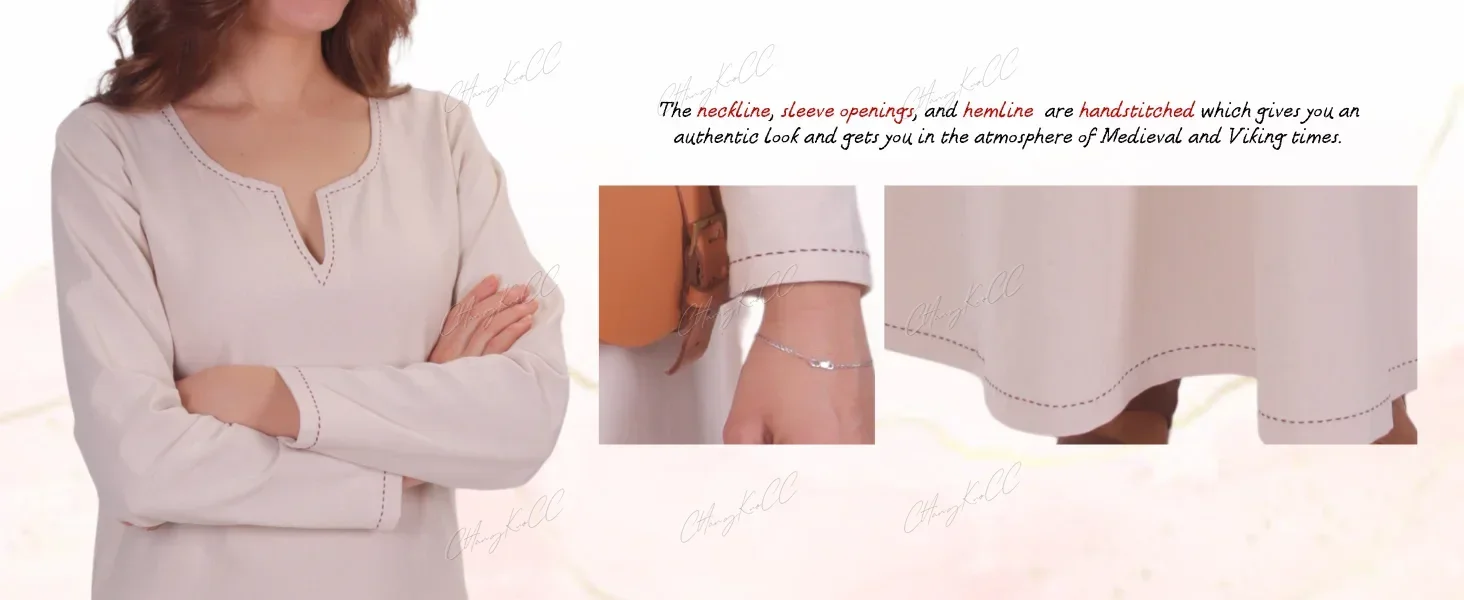 medieval Viking larp cotton pants tunics tabard cloak capes hero underdresses women men skirt