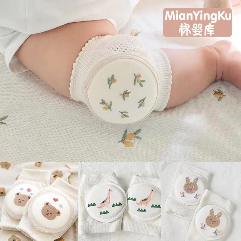 2022 Korea Baby Knee Pads Fashion Print Kids Kneepad for Crawling Toddler Baby Safety Accessories Knee Protector Socks 0-2Years