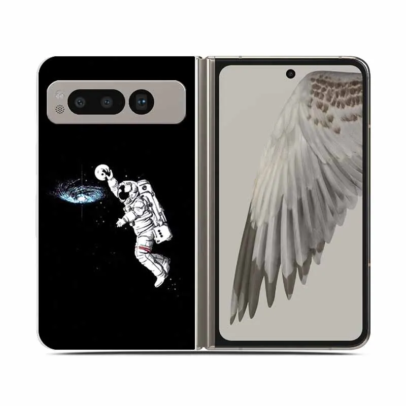 Clear Shockproof Hard Plastic Phone Case for Foldable Devices - 7.6 Protective Back Cover