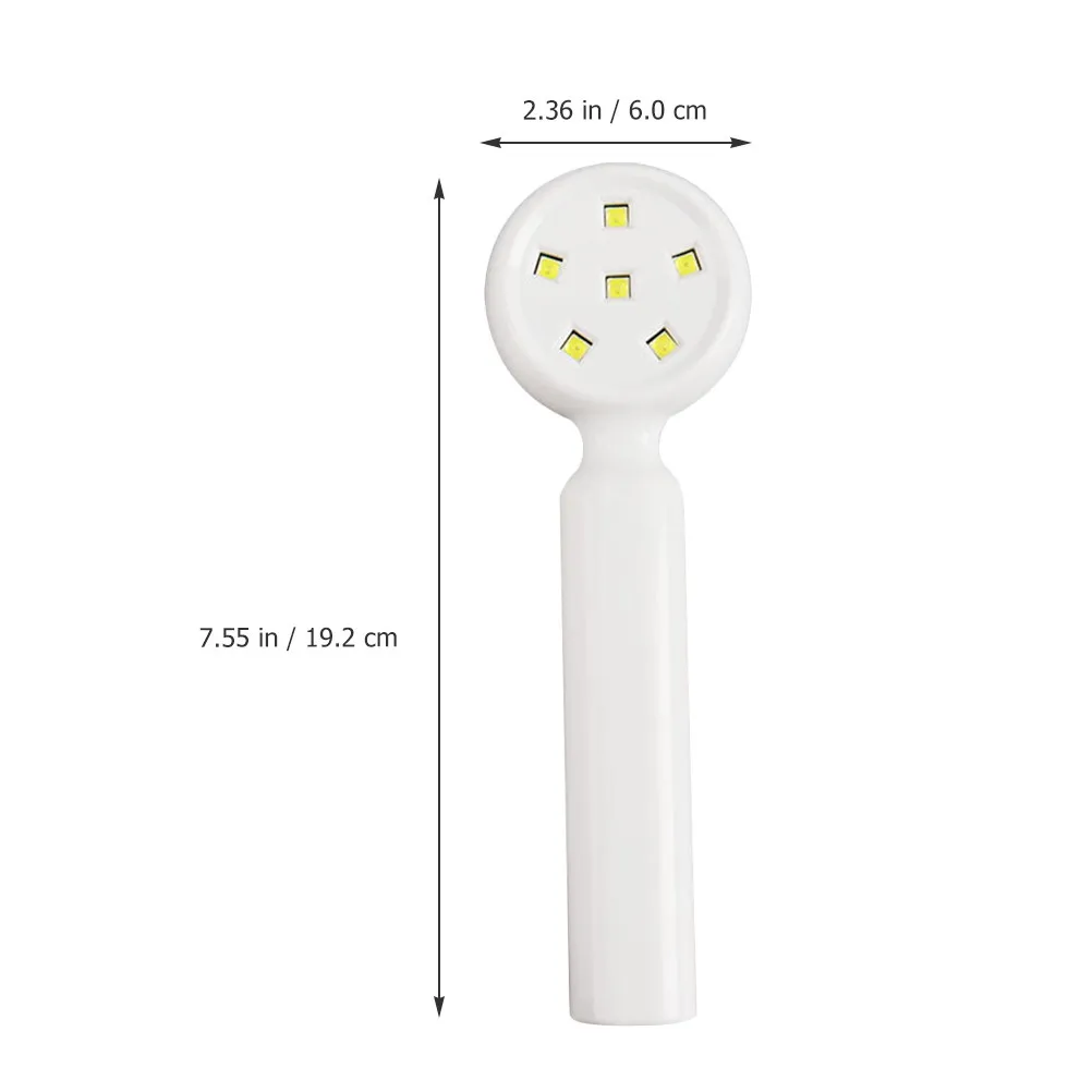 가벼운 휴대용 UV LED 네일 램프, 컴팩트 젤 폴리쉬 건조기, 피부에 안전한 모든 젤 타입, 매니큐어 네일 아트 램프