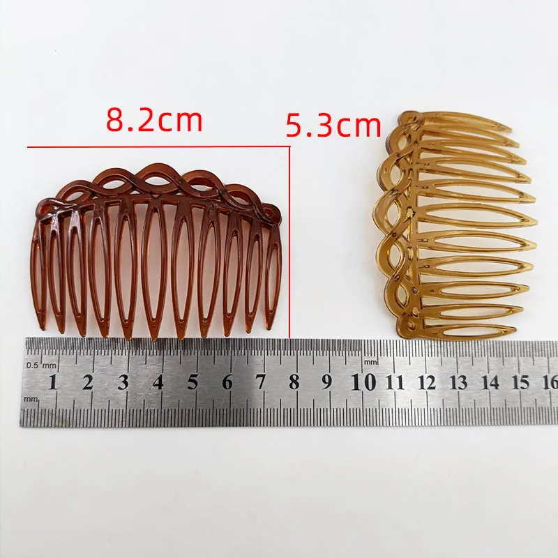 Hair Accessory 24PCS Simple Stylish Four Color 9/11/23 Teeth French Twisted Hair Combs Women Girls Headwear