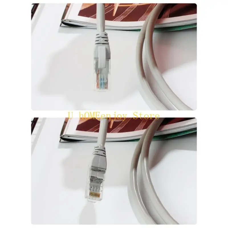B0KF 다기능 이더넷 네트워킹 케이블 Cat6 이더넷 패치 컴퓨터용 케이블 라우터 장치 네트워킹 케이블