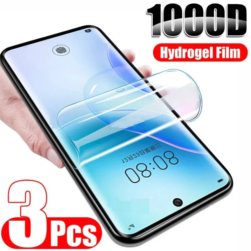 

Гидрогелевая пленка для Huawei Nova 7 6 SE 5 5i 5T 4 4E 3 3i 3T, Защитная пленка для экрана Huawei Mate 10 20 30 Lite, 3 шт.