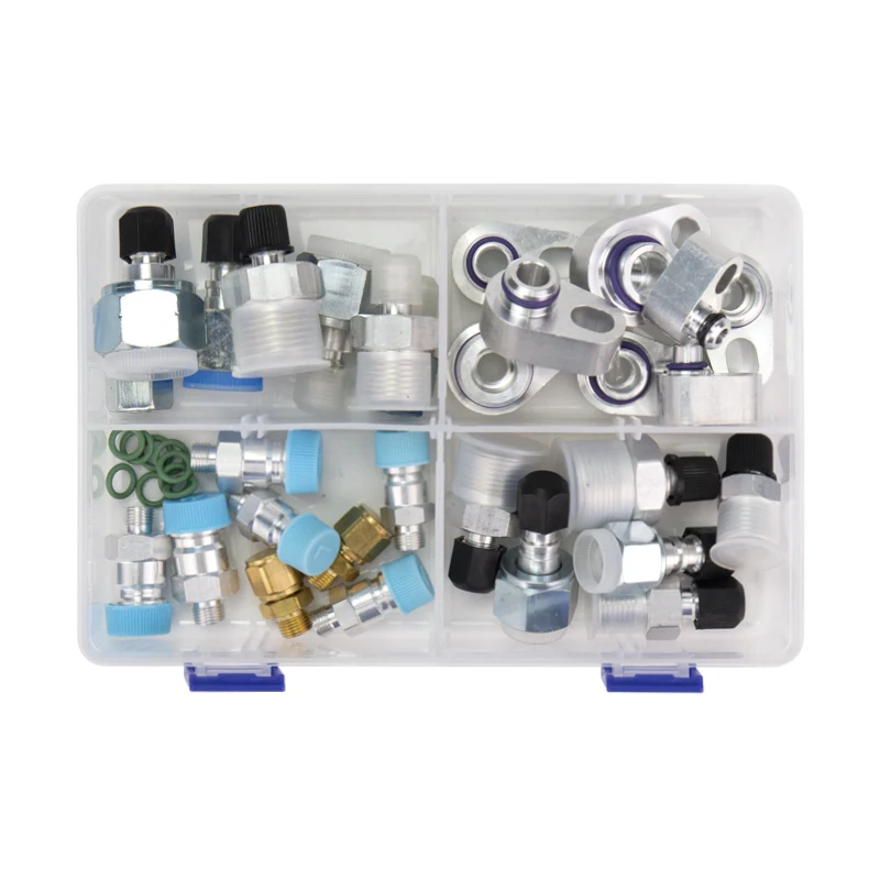 Air Conditioning Refrigerant Leak Detector Test Valve Connector Tool For Car Truck Tractor Vehicle R134a R12 Gas