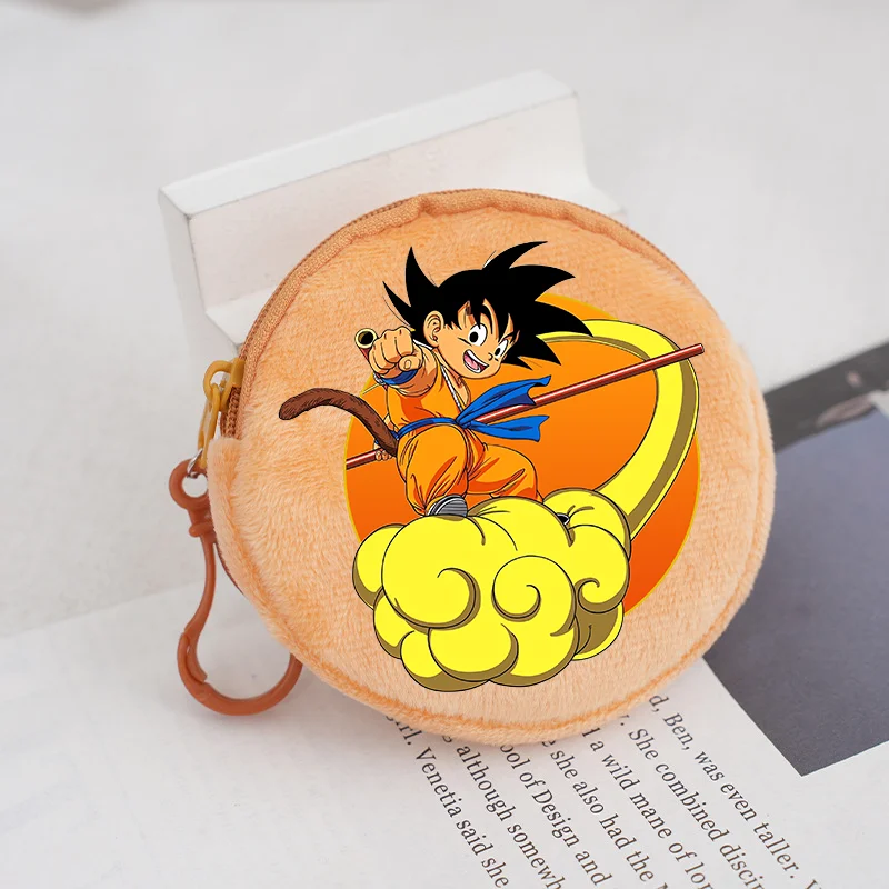 لعبة دراغون بول تغيير المحفظة أكياس صغيرة أفخم عملة سستة المحافظ الطفل محفظة مستديرة صغيرة أنيمي الكرتون تخزين المفاتيح الحقيبة هدية